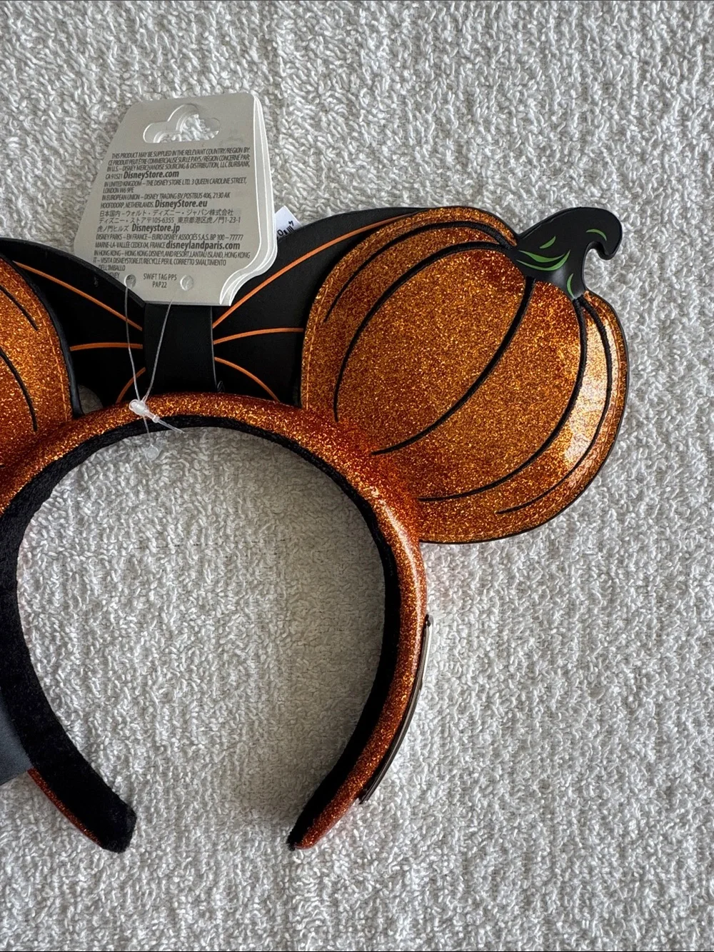 Disney Disney Vacation club Member Bat Pumpkin Halloween Mickey Ears Headband